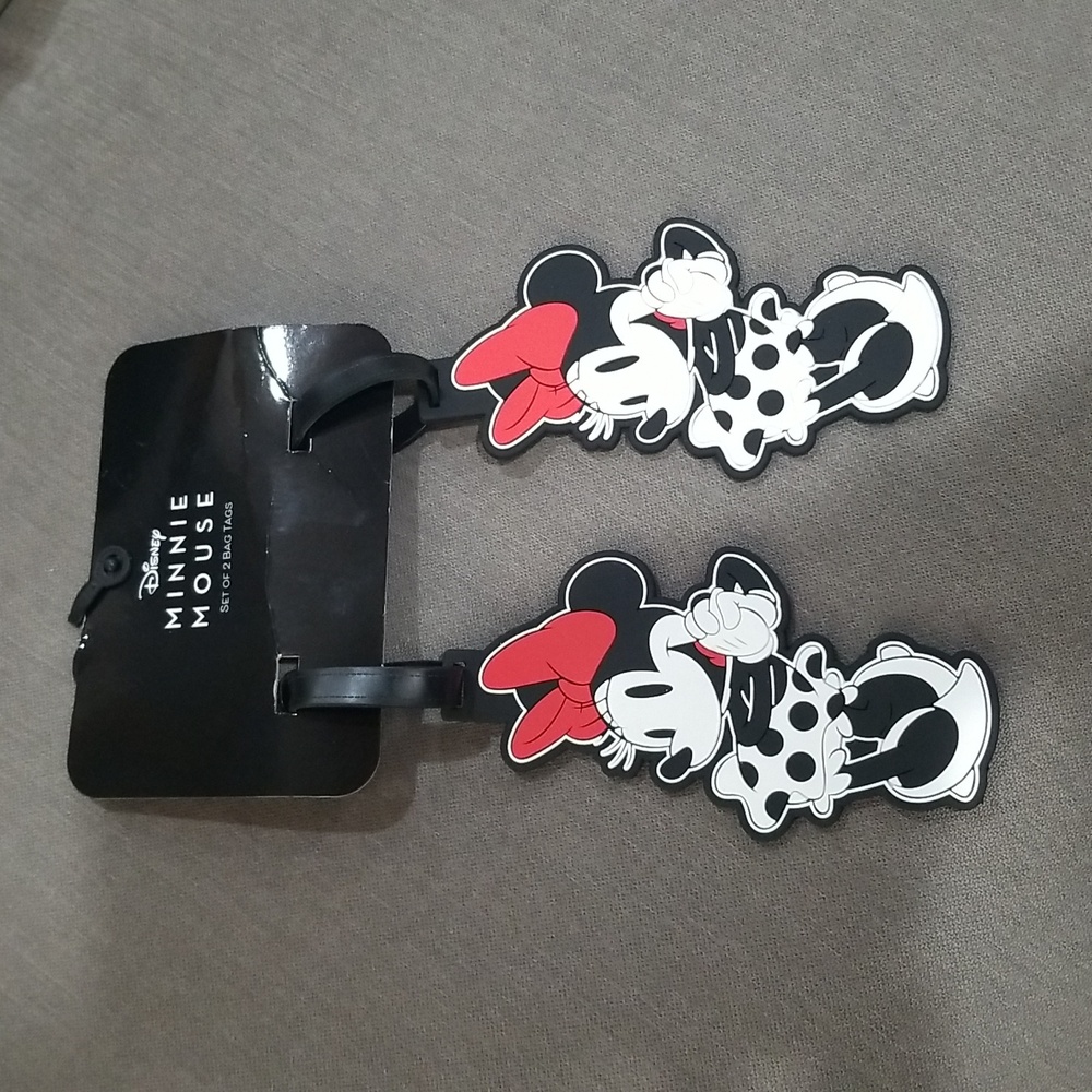 Disney Minnie Mouse Set of 2 Bag Tag